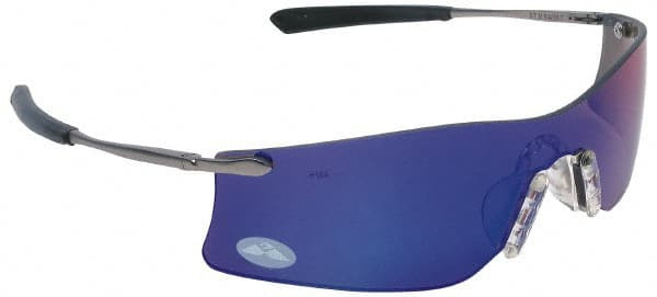 MCR Safety Emerald Lenses, Frameless Safety Glasses Scratch Resistant