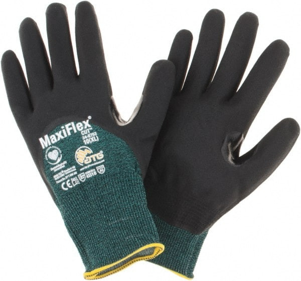 PIP Size XL, ANSI Cut Lvl A2, Cut Resistant Gloves Palm, Fingers