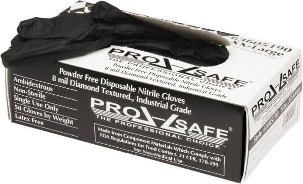 PRO-SAFE Size 2XL, 8 mil, Industrial Grade, Powder Free Nitrile
