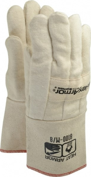HexArmor Size M Cotton Lined Cotton Hot Mill Glove 482°F Max, Safety