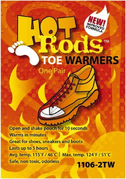 OccuNomix 5 Qty 1 Pack 5 hr Toe Warmer Average Temperature of 115°F