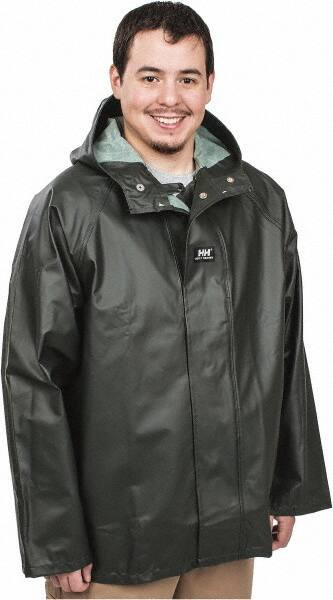 Helly Hansen Size L Green Rain Jacket 40-42
