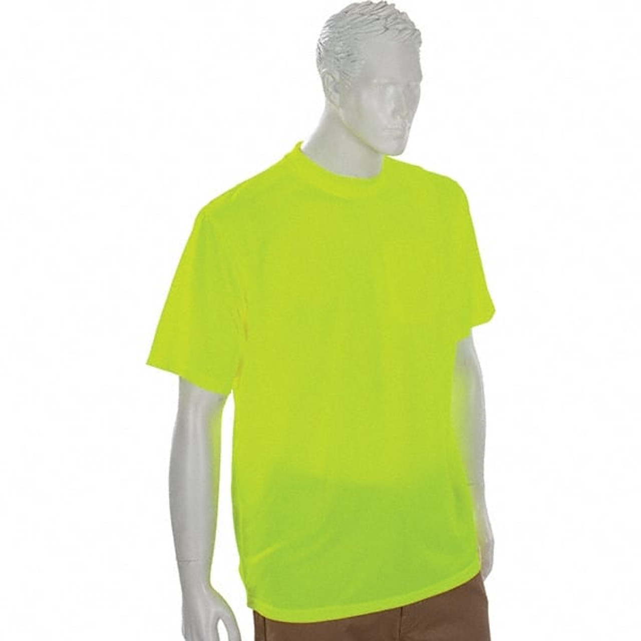 Ergodyne Size L Lime High Visibility Short Sleeve T-Shirt 38-42