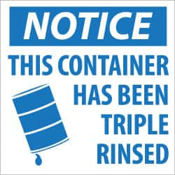 AccuformNMC 25 Qty 1 Pack Hazardous Materials Label, Header: NOTICE