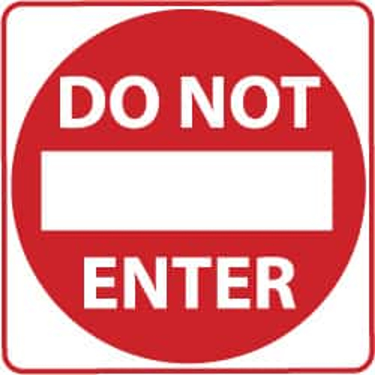 Nmc Do Not Enter 30 Wide X 30 High Aluminum Traffic Control Sign 0
