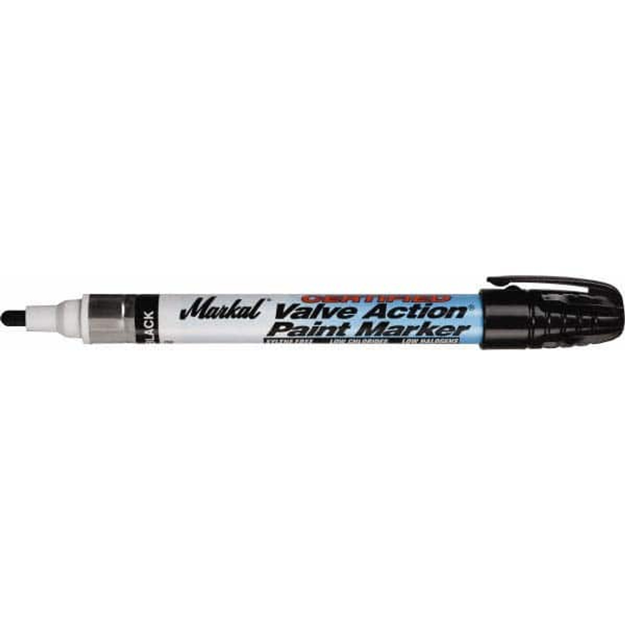 Markal Black Paint Marker Fiber Medium Tip, Alcohol Base Ink 96883