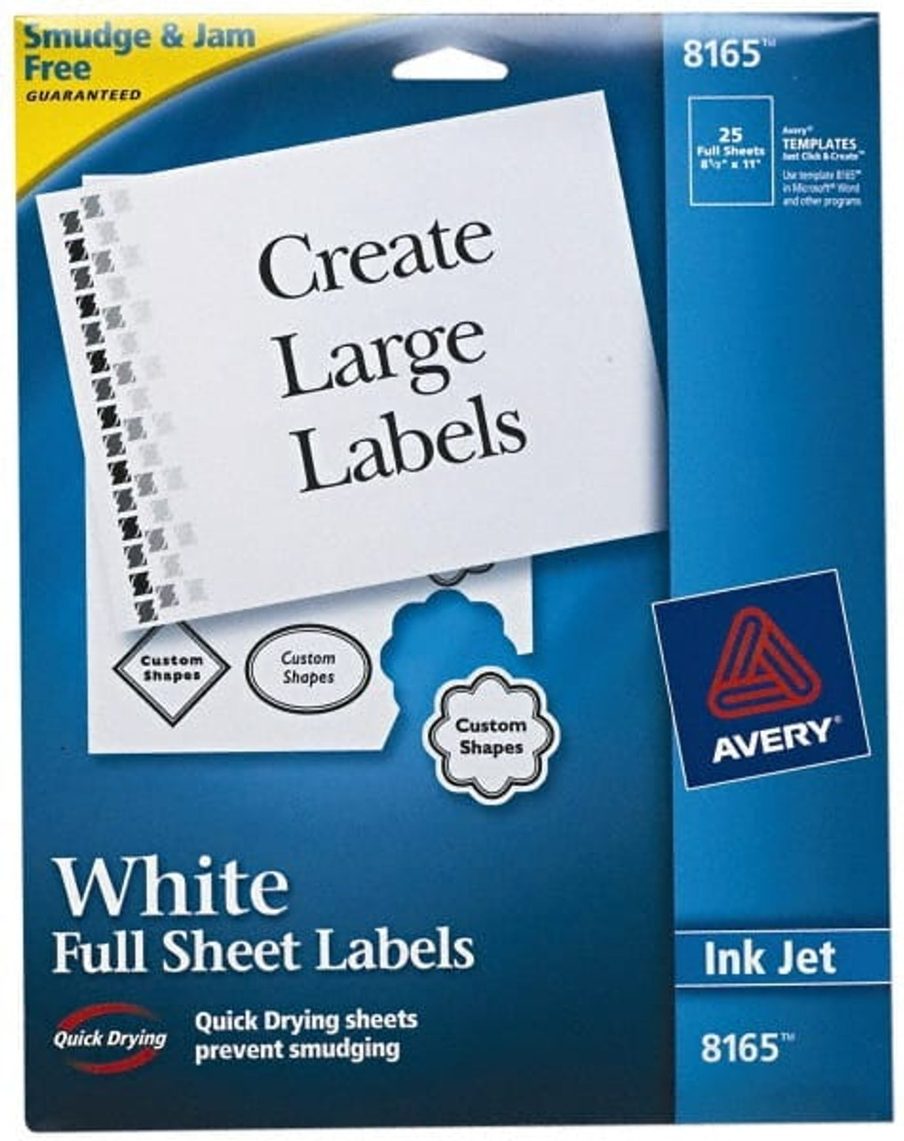 White Cardstock 8 1/2 x 11 - 25 Pack