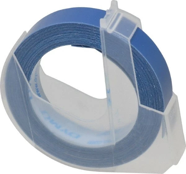DYMO 3/8" x 12 ft. Blue Embossing Tape 3/8" Wide, 12 ft. Long 520106 ...