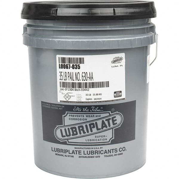 Lubriplate 35 Lb Pail Lithium High Temperature Grease Off White, High