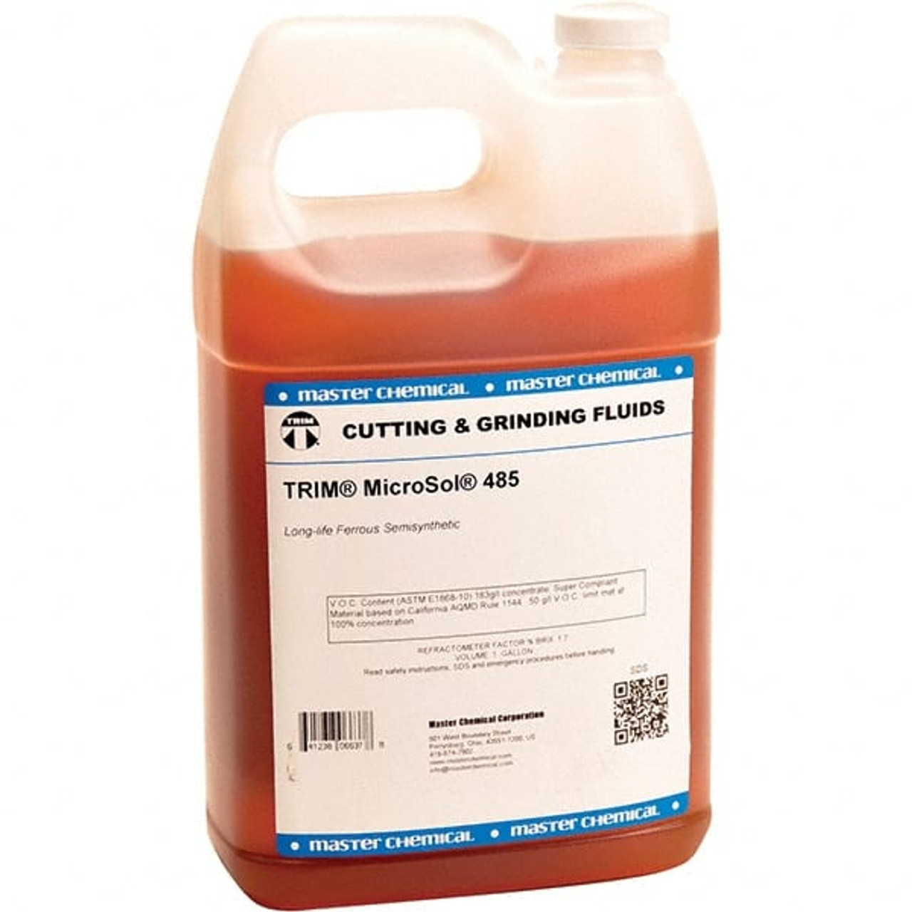 Master Fluid Solutions TRIM MicroSol 455 1 Gal Jug Cutting Fluid  Semisynthetic, For Use on Iron & Ferrous Metals MS455/1 - 10385235 - Penn  Tool Co., Inc