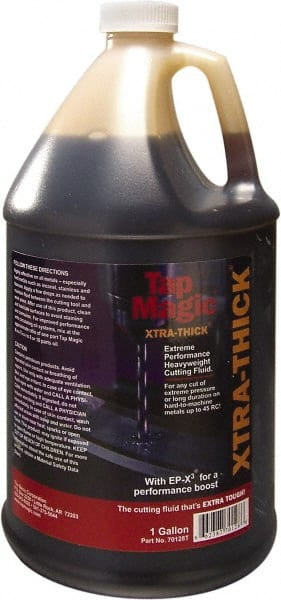 Tap Magic XtraThick 1 Gal Bottle Cutting Fluid Semisynthetic, For Use on Stainless Steel