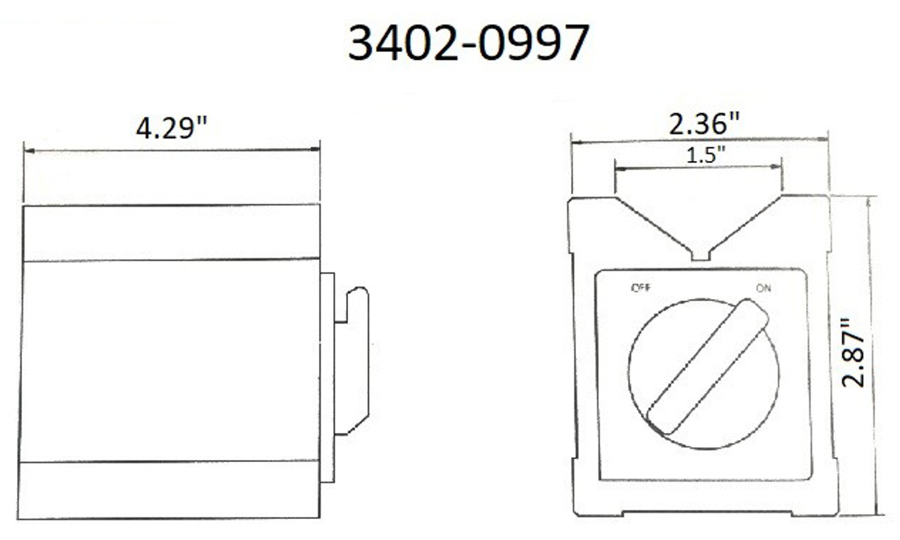 Vertex ProSeries VBlocks with Switch, 2.87" H X 2.36" W X 4.
