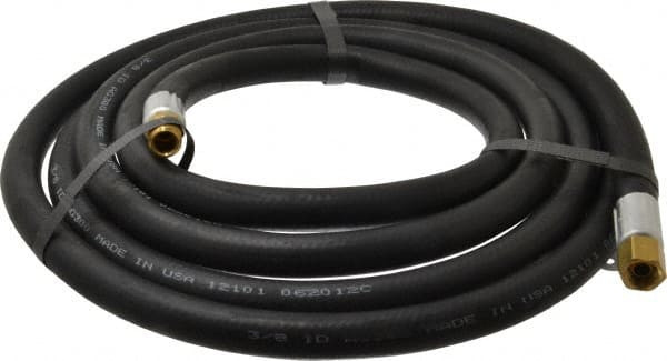 Alliance Hose & Rubber 3/8" ID x 23/32" OD 10 ft. Long Multipurpose Air Hose MNPT x FNPT(Swivel
