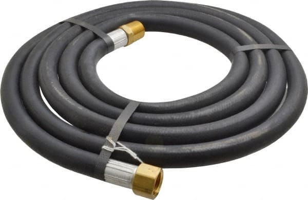 Alliance Hose & Rubber 1/2" ID x 27/32" OD 10 ft. Long Multipurpose Air Hose MNPT x FNPT(Swivel