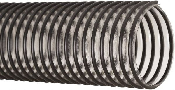 Flexaust 8" ID, 6 Hg Vac Rating, 10 psi, PVC Vacuum & Duct Hose 25 ft