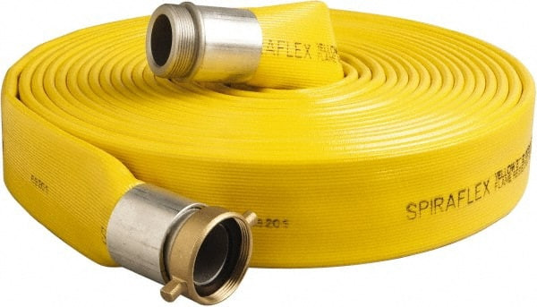 Alliance Hose & Rubber 3" ID x 3.4 OD, 200 Working psi, Yellow Pliovic