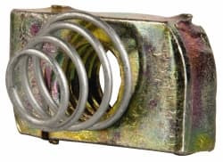 Cooper BLine 1/213" Rod, Zinc Dichromate Steel Spring Strut Nut 1400