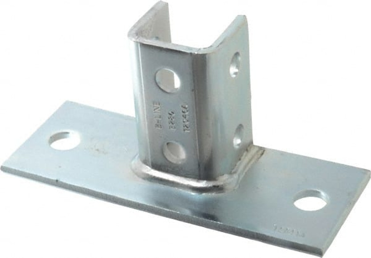 Cooper B-Line Zinc Plated Carbon Steel Strut Post Base 1/2