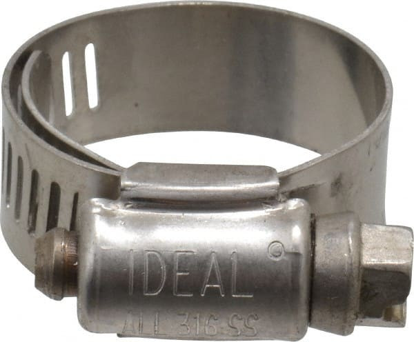 IdealTridon SAE Size 10, 11/16 to 11/8" Diam, Stainless Steel Lined Worm Drive Clamp Material