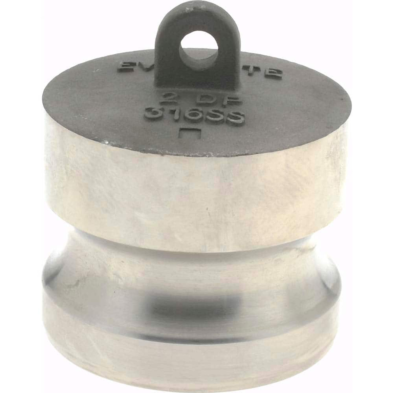 EVERTITE Coupling 2" Cam & Groove Dust Plug for Use with Couplers Part DP, Stainless Steel, 250
