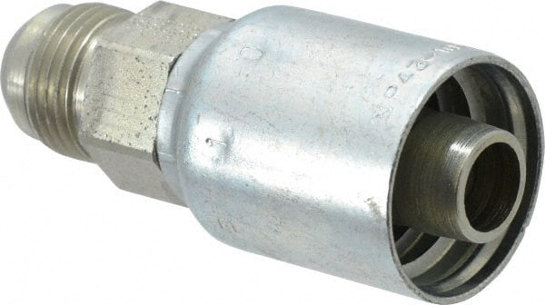 Parker Hannifin 7/8-14 Male JIC 37D Flare Steel Hydraulic Hose Male ...
