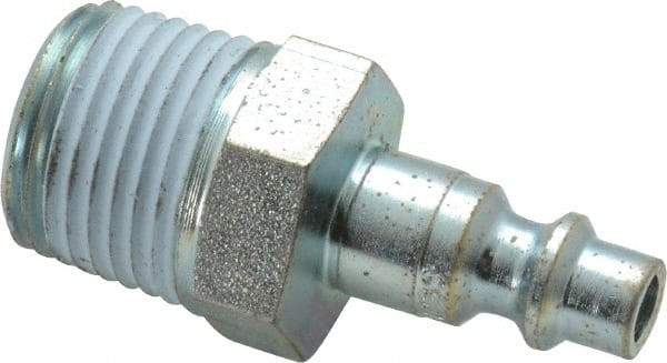 CEJN 1/2 Male NPT Industrial Pneumatic Hose Connector Steel ZincPlated, 1/4" Body Diam 10 310