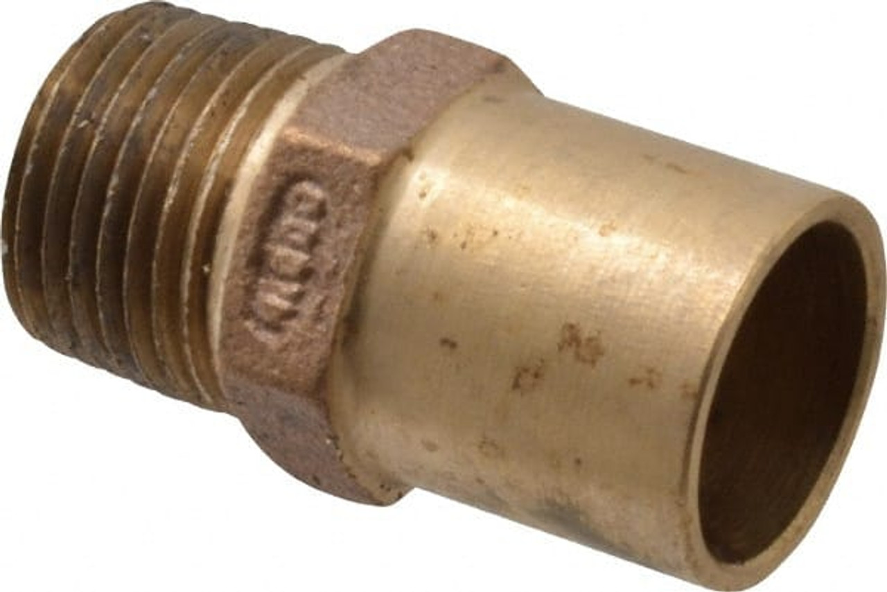 NIBCO 3/4 x 1/2" Cast Copper Pipe Adapter FTG x M, Pressure Fitting