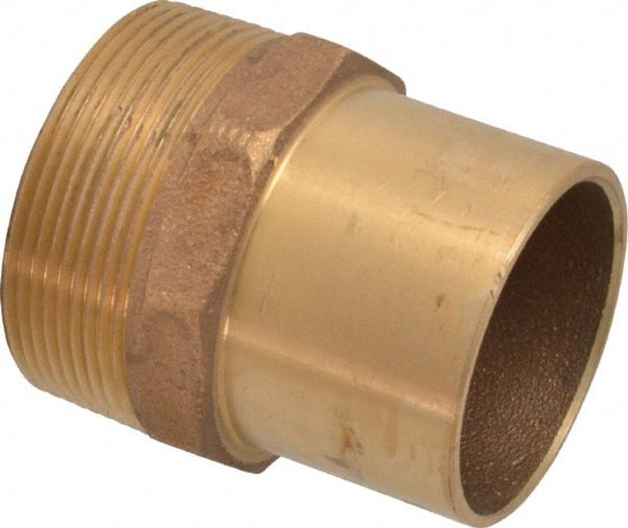 NIBCO 2" Cast Copper Pipe Adapter FTG x M, Pressure Fitting B034850