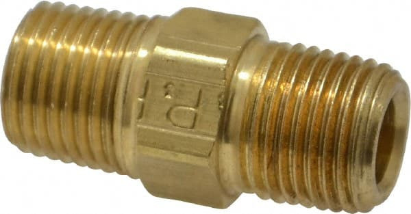 Parker Hannifin 1/8 Male MNPTF Industrial Pipe Hex Nipple 1,000 psi ...