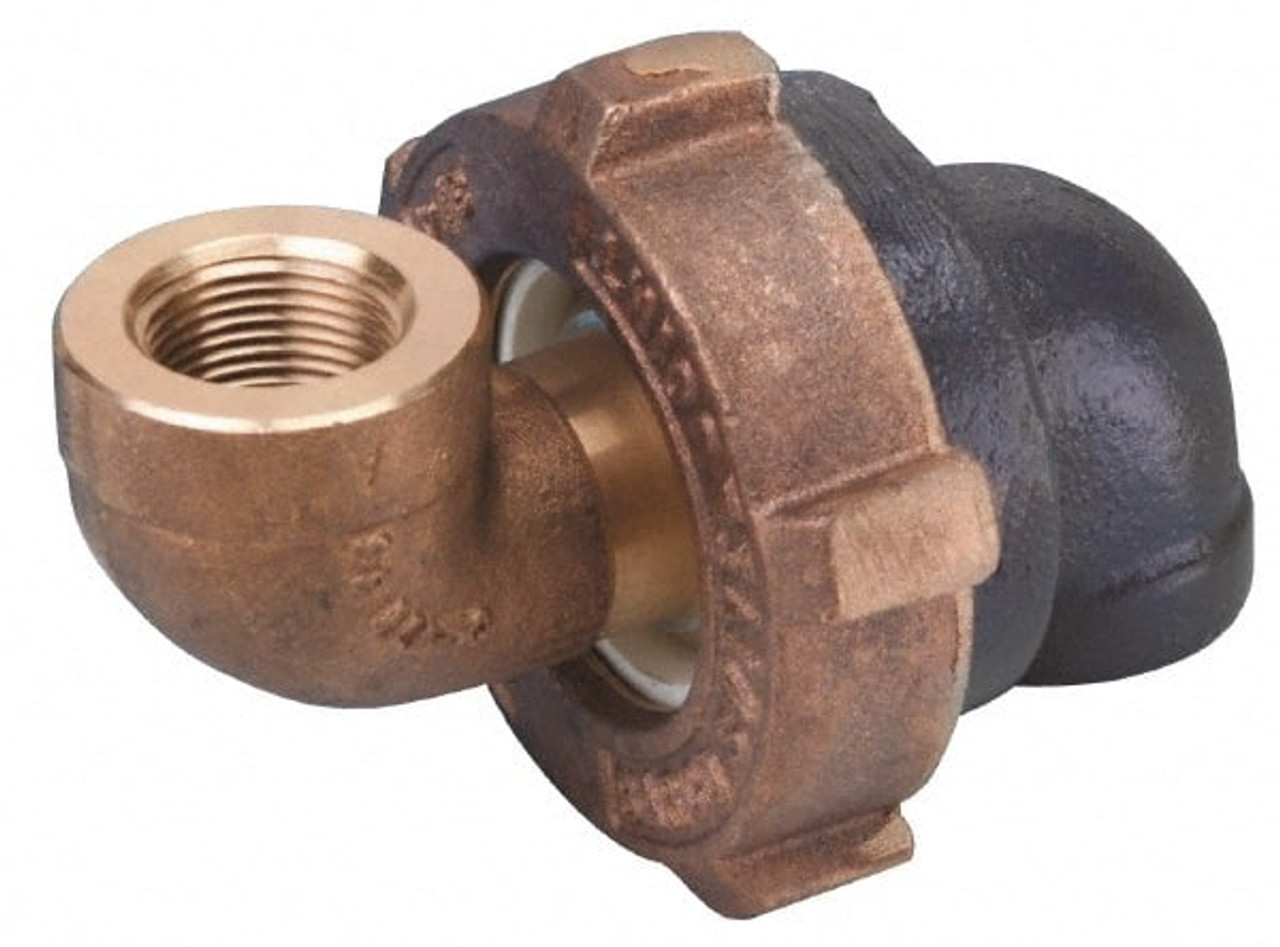 Barco Seals 5 Pipe, 5 Flange Thickness, 90° Casing, 90° Ball Swivel Joint  Bronze Ball & Nut with Iron Body, 300 psi Water, 200 psi Steam, Size Code  24, NPT Ends BE-32010-24-24 - 74088188 - Penn Tool Co., Inc