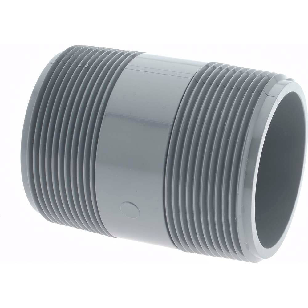 Value Collection 2" Pipe, 3" Long CPVC Threaded Plastic Pipe Nipple