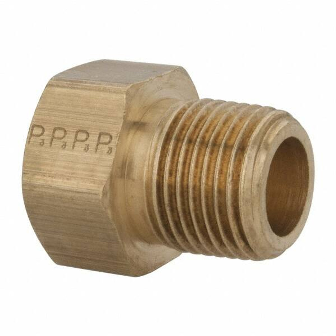 Parker Hannifin 58 Tube Od X 12 14 Nptf Brass Flared Tube Inverted Male Connector Flare X 