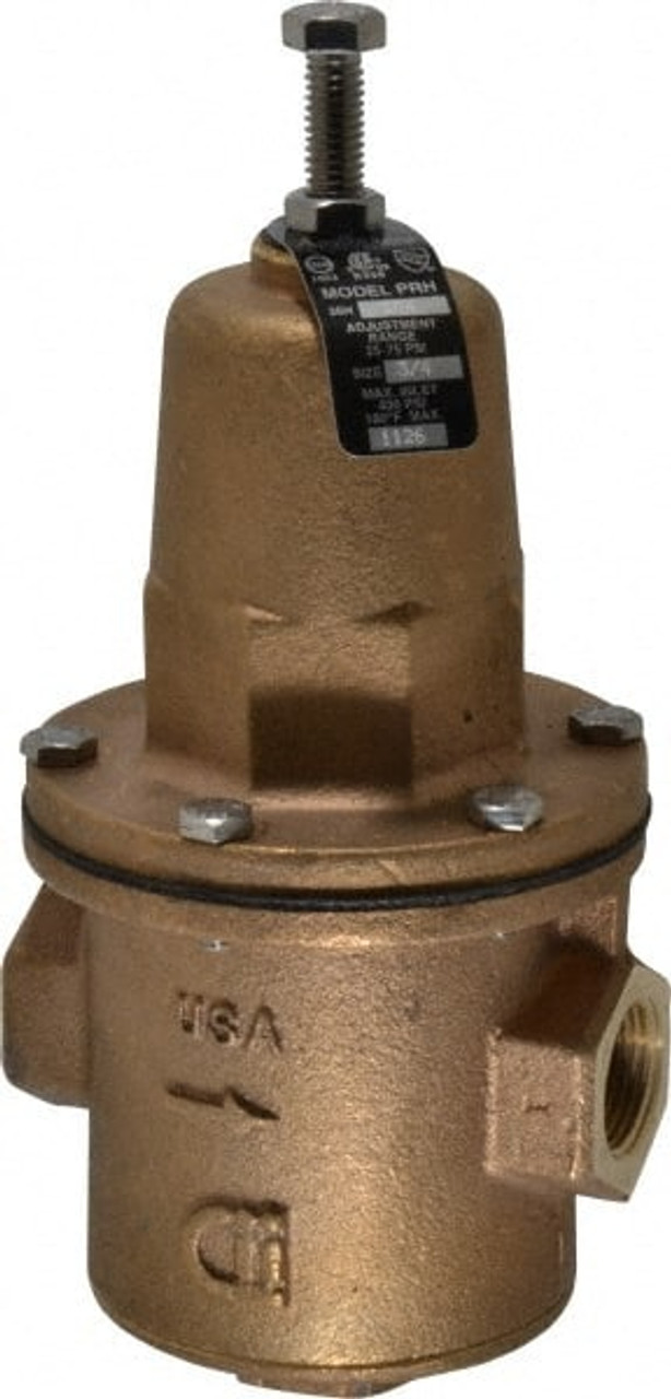 VALVE PRESSURE REDUCER 3/4 WATER 25-75 PSI UNION END COMPOSITE TOP (APO-36C-104-01)  - Ballard Industrial