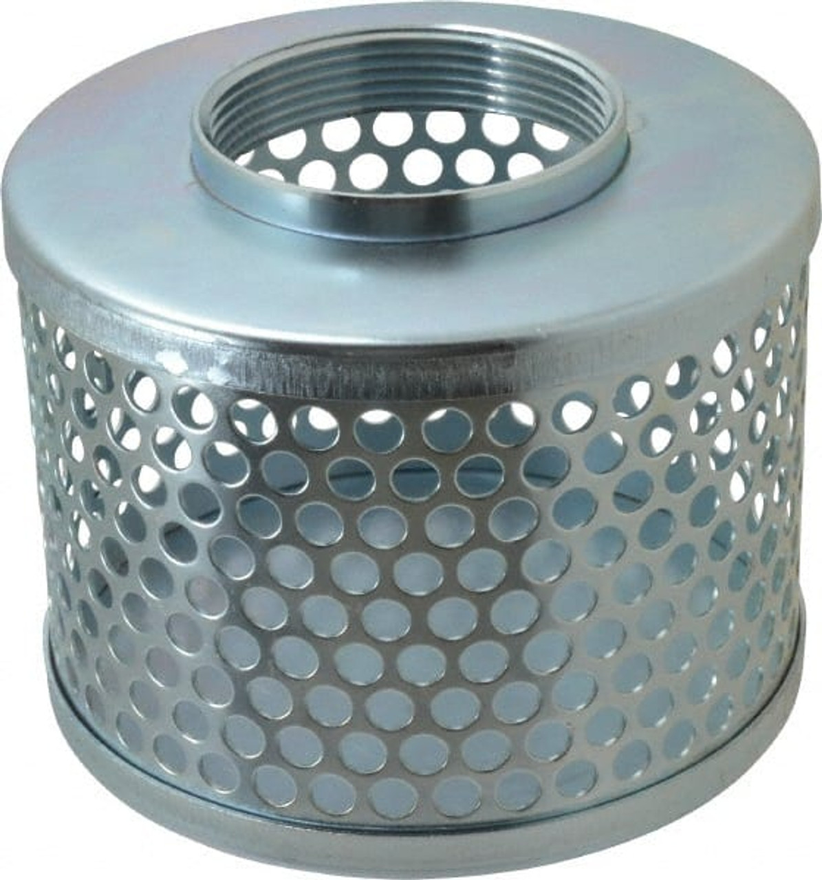 Kuriyama of America 3" Hose, Round Hole Strainer Plated Steel RHS300 48497036 Penn Tool Co., Inc