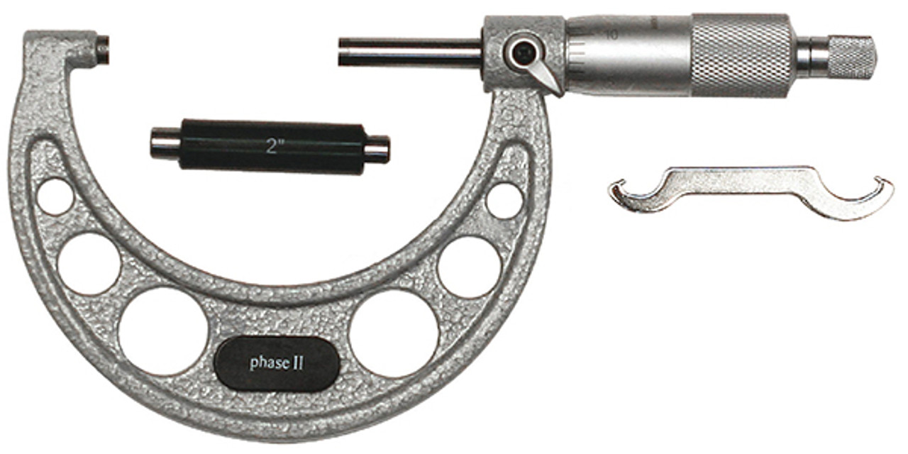 Phase II Flat End Spindle Outside Micrometers Penn Tool Co., Inc