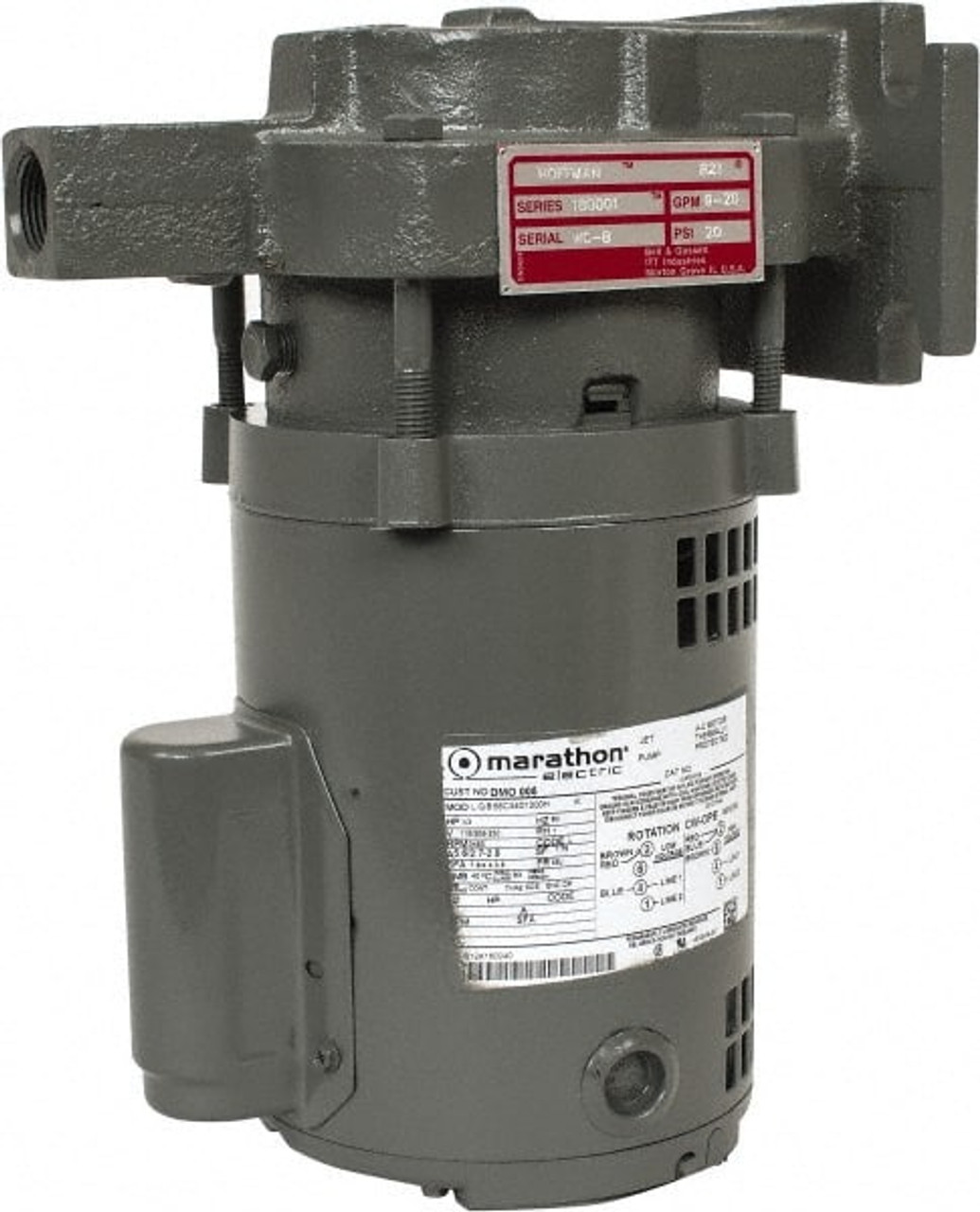 Bell & Gossett 115/230 V, Condensate Pump Replacement Pump and Motor For  Use With 609PF and ITT Hoffman Watchman Series WC Condensate Units 180001 -  07499825 - Penn Tool Co., Inc