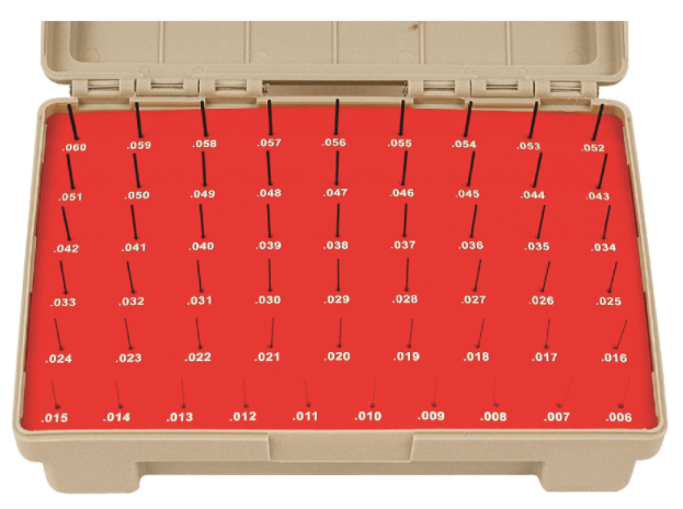 Buy Vermont Gage 901200200, Black Guard Pin Gage Set, 0.0110