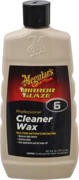 Meguiars Mirror Glaze Automotive Wax Cleaner 16 oz Bottle