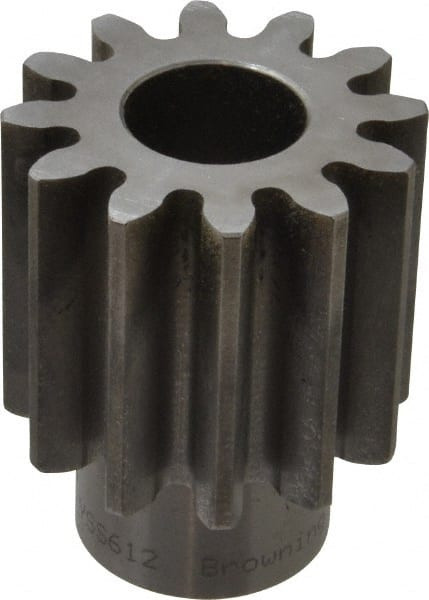 Browning YSS612 6 Pitch, 2" Pitch Diam, 2.33" OD, 12 Tooth Spur Gear 2