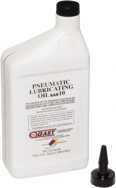 Gast 1 Qt Air Compressor Lubricating Oil Use with Gast Lubricated