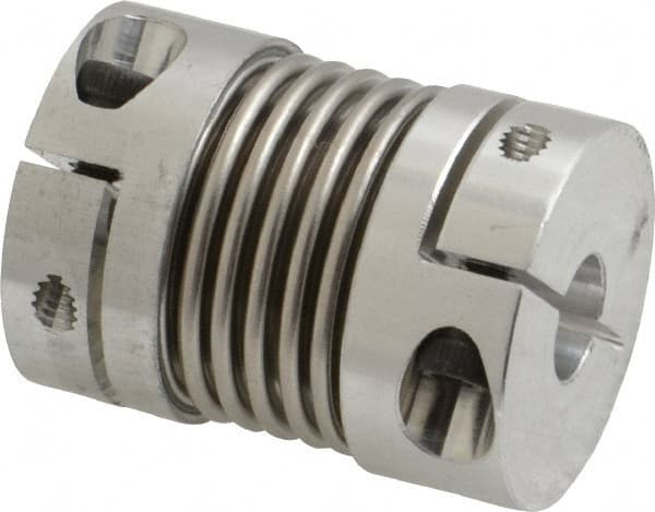 Lovejoy 1/4" Max Bore Diam, Flexible Bellows Clamp Coupling 0.984" OD