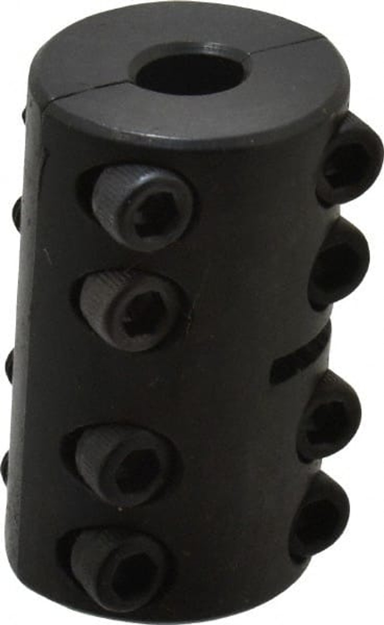 Climax 1/4" Inside x 5/8" Outside Diam, Two Piece Rigid Coupling without Keyway 1" Long 2ISCC