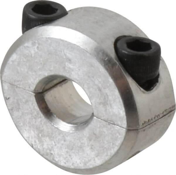 Climax Metal Products 1/4" Bore, Aluminum, Two Piece Two Piece Split
