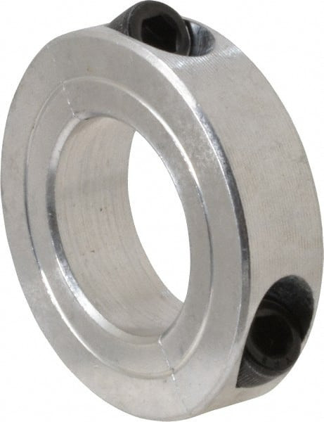 Climax 11/16" Bore, Aluminum, Two Piece Two Piece Split Shaft Collar 1