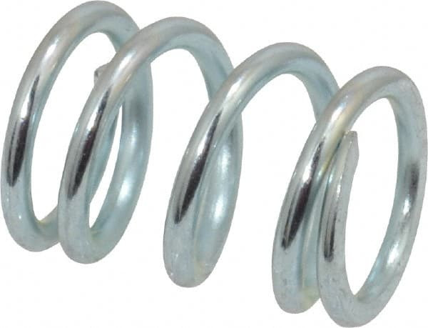 XYY 60-Pack Small Compression Springs - 0.22" OD X 0.02" Wire X 1.6" Long, Silver Metal - View #7