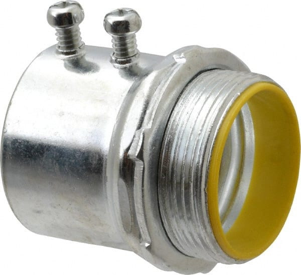 CrouseHinds 11/2" Trade EMT Conduit Connector Steel, Insulated