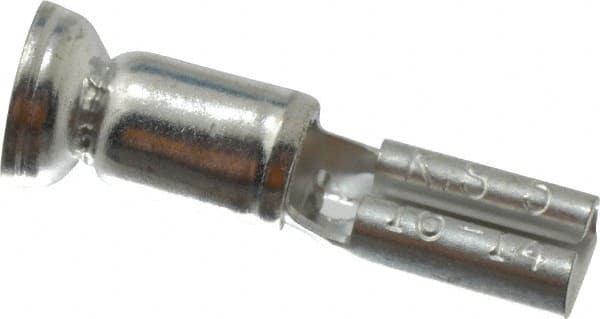 IDEAL 16 to 14 AWG Uninsulated Female Wire Disconnect Silver, cUL