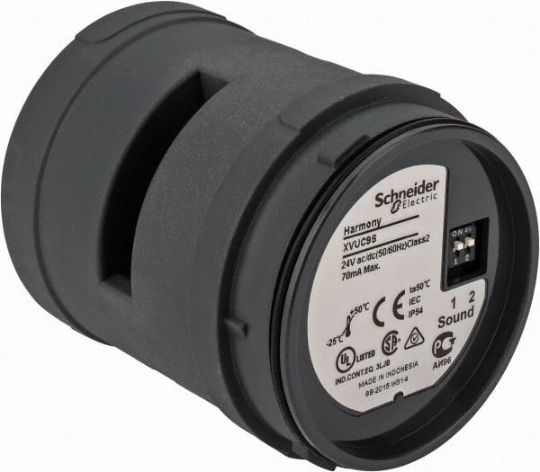 Schneider Electric 85 to 70 dB, Audible Signal Buzzer Unit 24 VAC, 24 ...