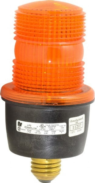 Federal Signal 120 VAC, 4X NEMA Rated, Strobe Tube, Amber, Low Profile