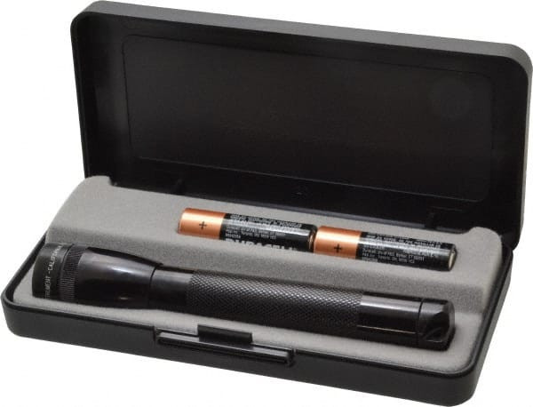 MAGLITE Krypton Bulb, 14 Lumens, Mini Flashlight Black Aluminum Body, 2